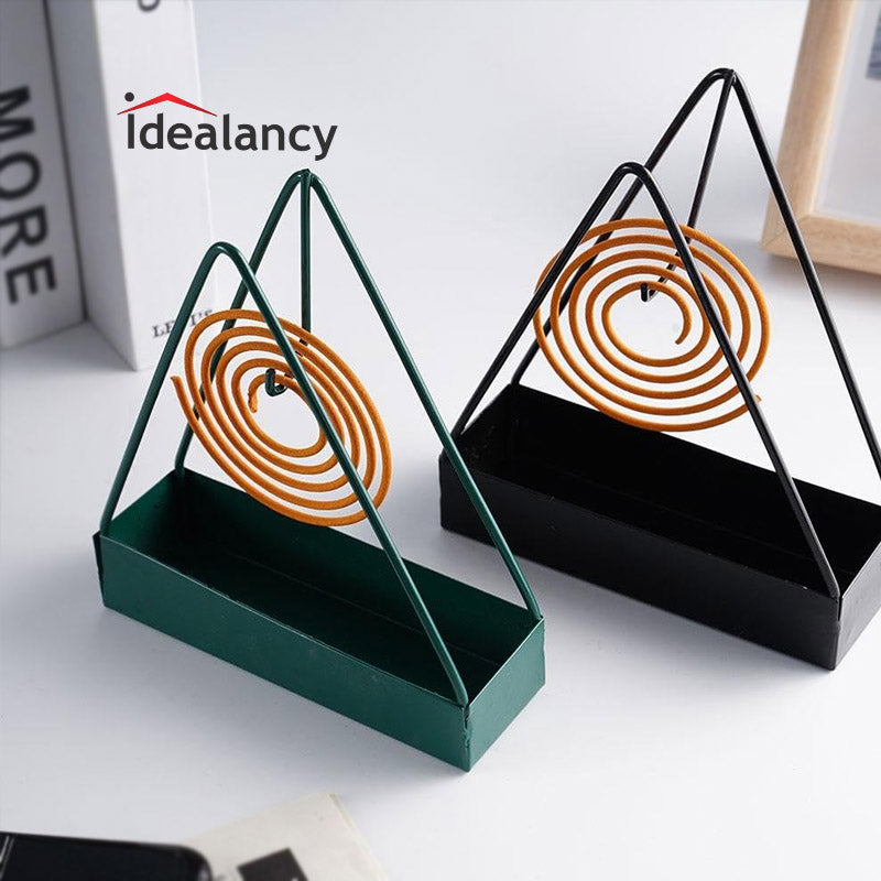 Mosquito Coil Stand Triangle Anti-scald Mosquito Coil Stand Wax Melt Burner Home Decoration Aromatherapy Burner