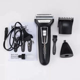 Orignal kmei Shaving Machine 3 In 1 Rechargeable Hair Clipper Shaver beard Styling Trimmer Hair Removal machine for men