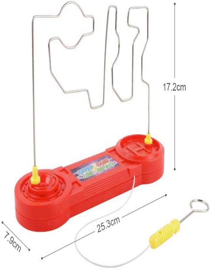 Don't Buzz The Wire Super Game Set Toy For Kids, Hand Steadiness Testing Games With Sound & Light