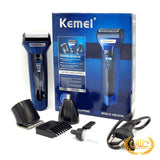 Orignal kmei Shaving Machine 3 In 1 Rechargeable Hair Clipper Shaver beard Styling Trimmer Hair Removal machine for men