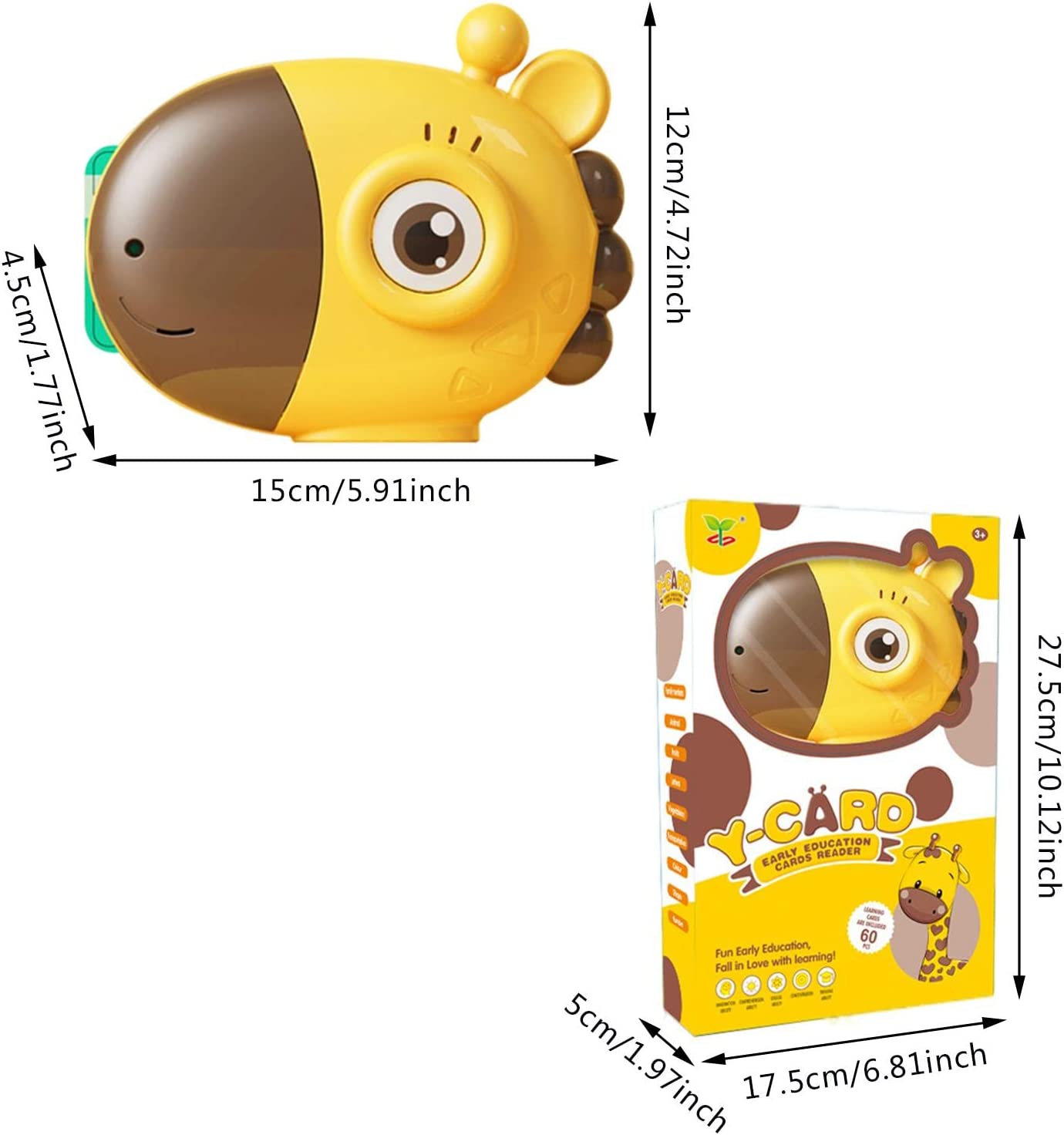 Giraffe Design Early Education Card Reader