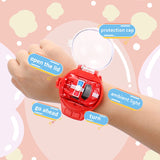 Mini Remote Control Car Watch Toys, 2.4 GHz Cartoon RC Watch Racing Car, USB Charging Remote Control Car Watch Car Hand Controlled Watch RC Car for Boys Girls