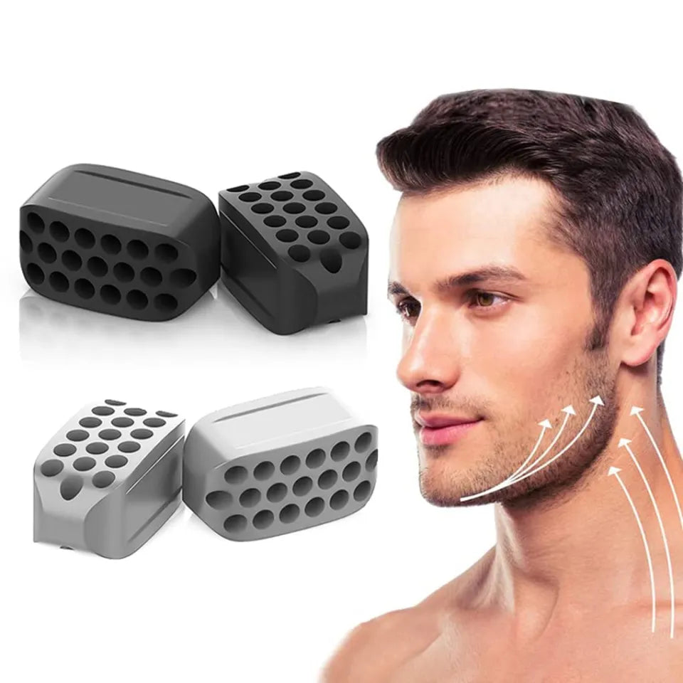 Jawline Exerciser - Jawline Shaper 40, 60 & 80 Lbs - Jaw line shaper for Face Beauty - Reduce Double Chin with jaw line rubber - Jawline chew For Men and Women