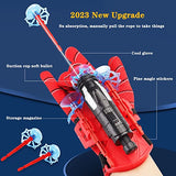 Spiderman Web Shooter Toy Kids Plastic Spiderman Launcher Gloves Wrist Toys Set Gift For Kids Spider Web Shooting Game