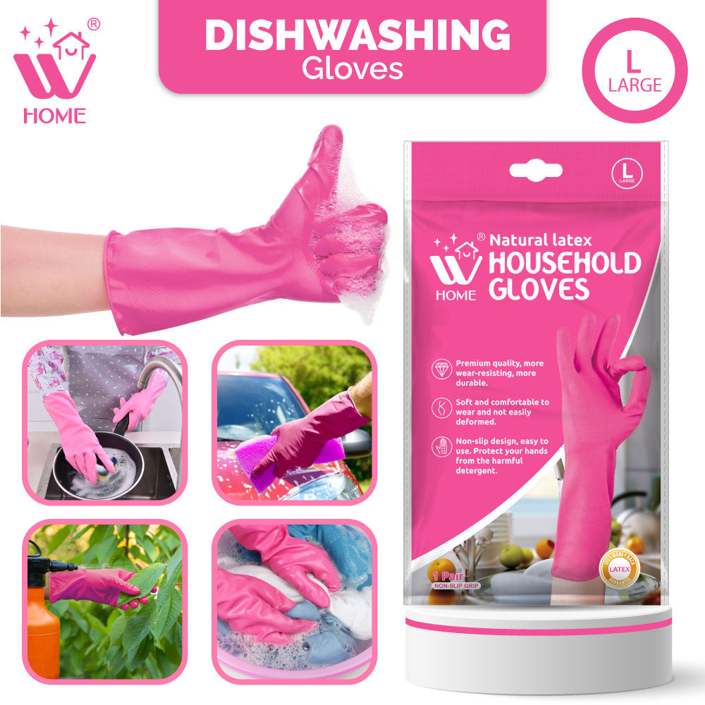 Magic Silicone Scrubber Rubber Cleaning Gloves