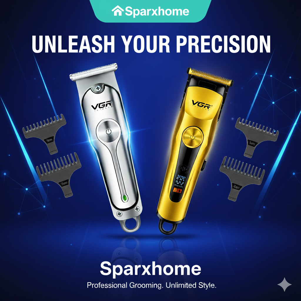 VGR Professional Hair Trimmer For Men | Rechargeable Beard & Hair Clipper