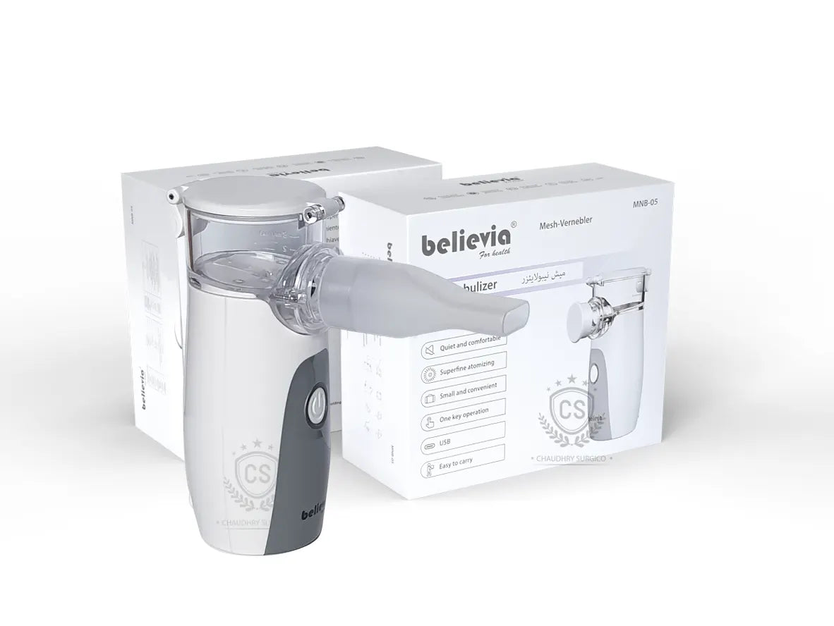 Mini Mesh Nebulizer Machine For kids and adults - Soundless Nebulizer for Effective Treatment - Handheld Rechargeable Portable Machine