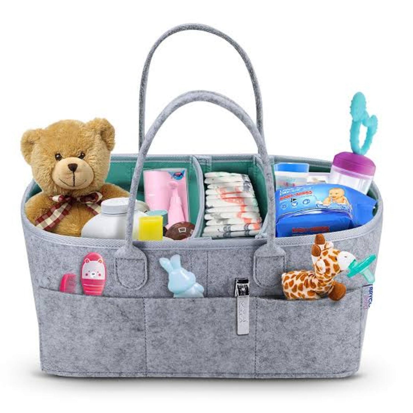 Baby Diaper Caddy Organizer, Foldable Storage Bag
