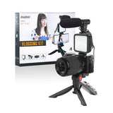 Professional Smartphone Vlogging & Video Kit Ultimate Mobile Filmmaking Kit, Mic + LED Light