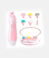 6 in 1 Baby Nail Trimmer Portable Electric Baby Manicure Pedicure Nail Clippers Infant Newborn Baby Nail Cutter