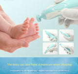 6 in 1 Baby Nail Trimmer Portable Electric Baby Manicure Pedicure Nail Clippers Infant Newborn Baby Nail Cutter
