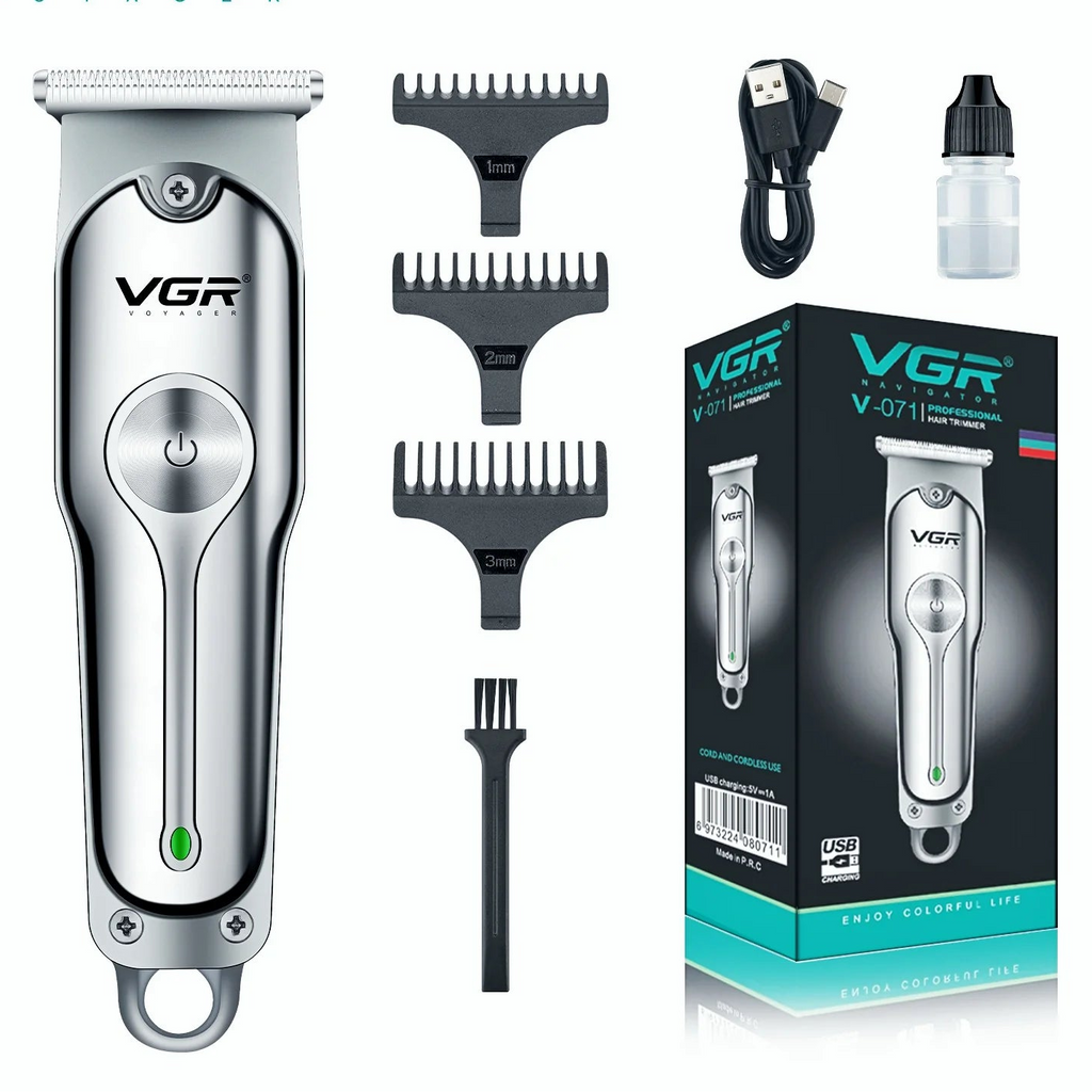 VGR Professional Hair Trimmer For Men | Rechargeable Beard & Hair Clipper
