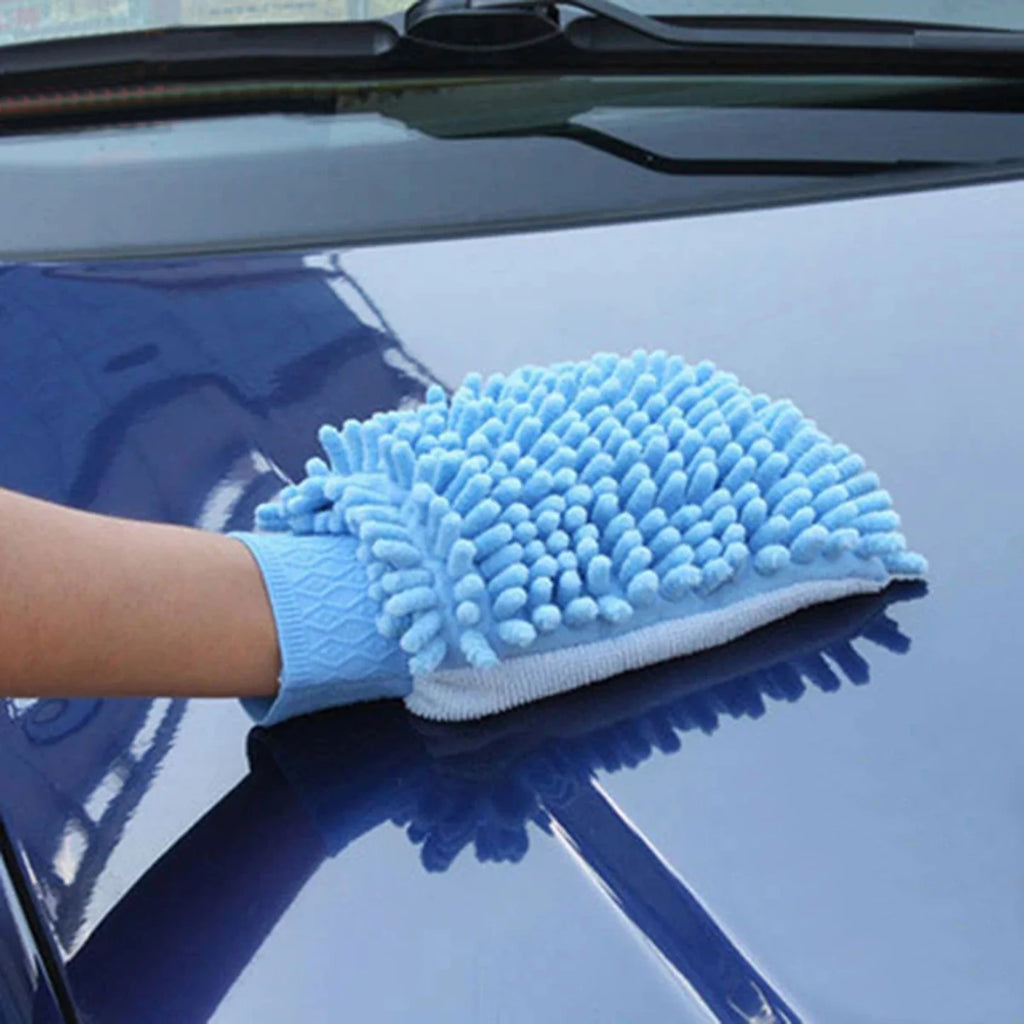 Super Mitt Microfiber Car Washing Gloves Dust Cleaning Car Washer