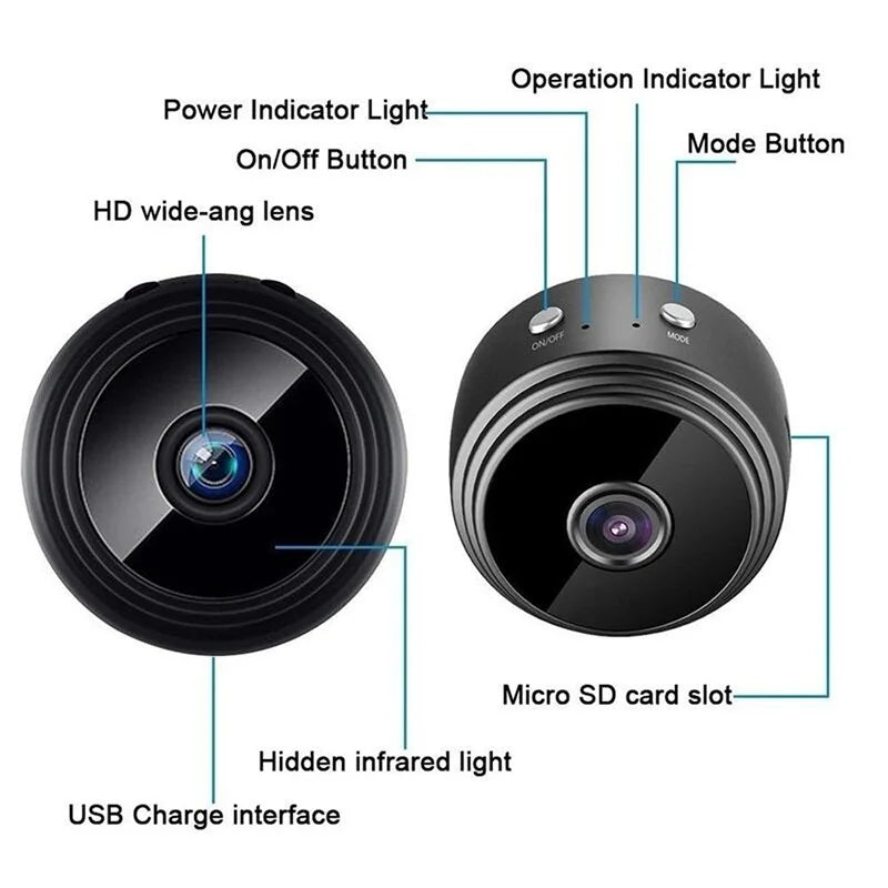 A9 1080p Hd Magnetic Wifi Mini Camera With Hdsf App-Wifi Mini Camera-A9 1080p Hd Magnetic -A9 1080p Hd camera-Mini Camera With Hdsf App