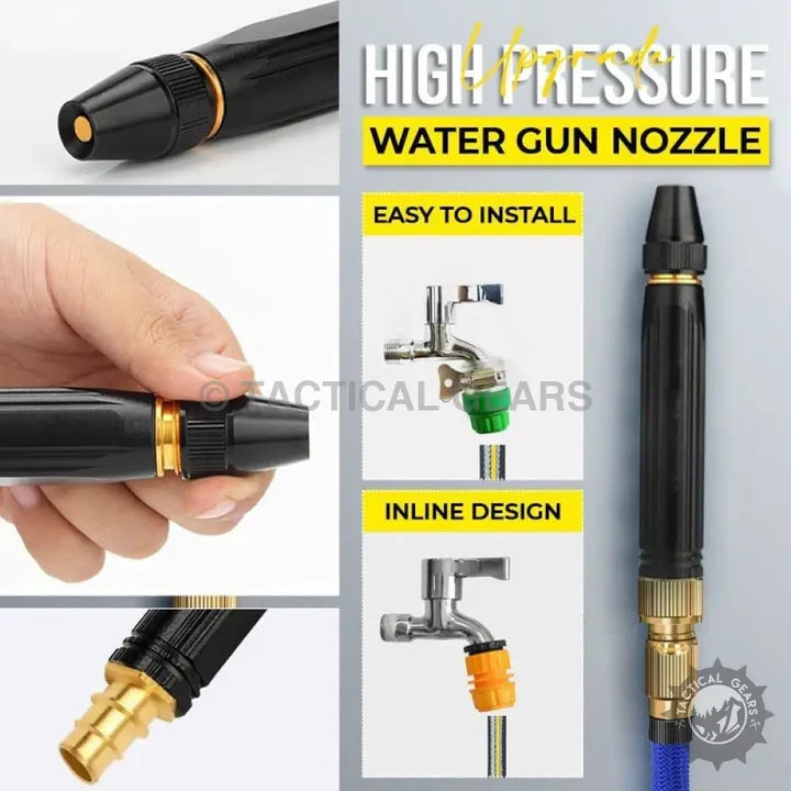 High Pressure Nozzle Water Spray Gun, Car Wash Nozzle, High Pressure Nozzle Spray Water Gun, Water Jet Hose Nozzles Pipe For Gardening, Bike,Car Wash,Window Cleaning