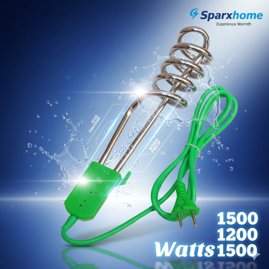 Electric Water Heating Rod Portable Electric Water Heater Electric Water Immersion Rod 1500 Watt