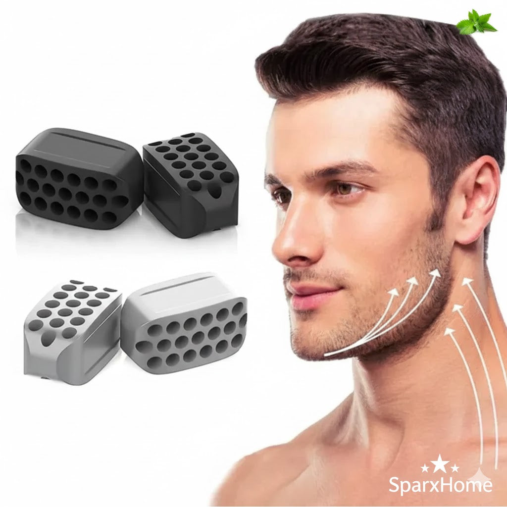 Jawline Exerciser - Jawline Shaper 40, 60 & 80 Lbs - Jaw line shaper for Face Beauty - Reduce Double Chin with jaw line rubber - Jawline chew For Men and Women