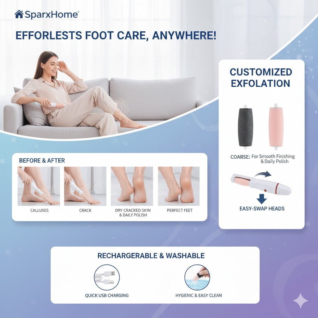 Skin Care Electric Pedi Callous Remover Professional Electric Foot Grinder File Dead Skin and Callus Remover Pedicure Tool
